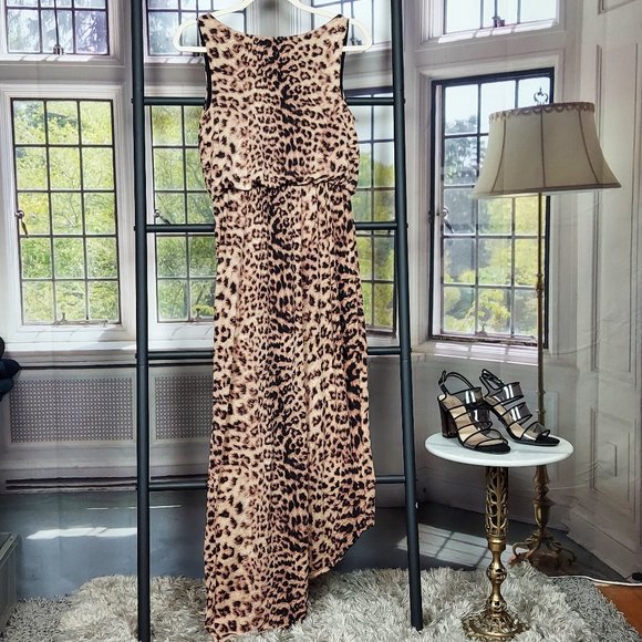 NWT INC INTERNATIONAL CONCEPTS HERITAGE MAXIS SOFT CHEETAH PRINT WRAP DRESS (S) - Picture 6 of 11